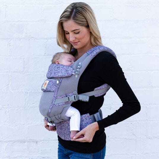 Porte Bébé - BreathBabyBag™- Mauve Lavande