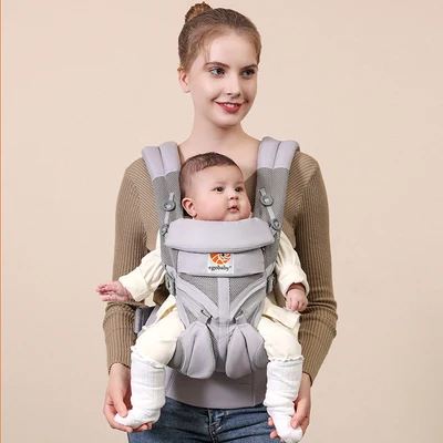 Porte Bébé - BreathBabyBag™- Gris