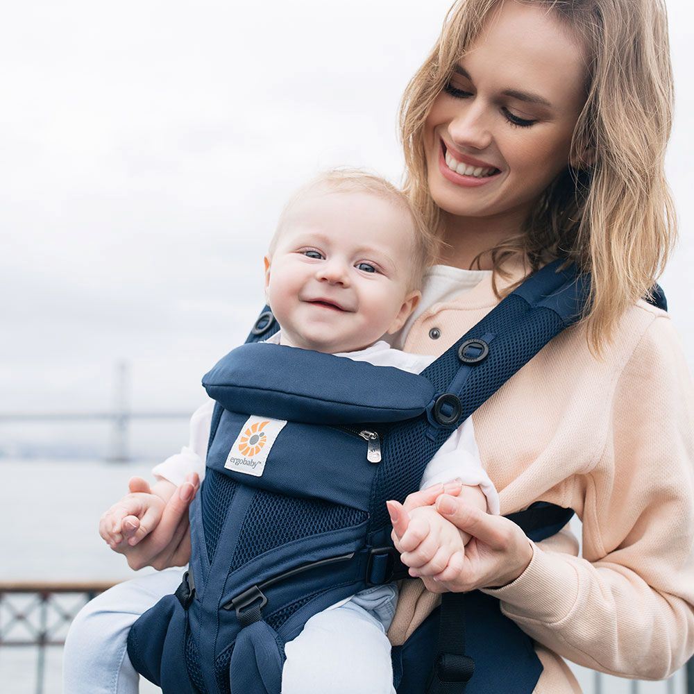 Porte Bébé - BreathBabyBag™- Bleu Marine