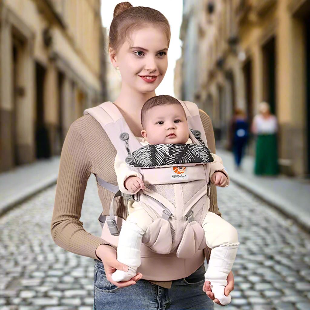 Porte Bébé - BreathBabyBag™- Rose Maille